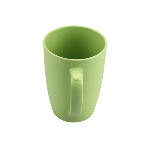 Light Green Bamboo Coffee Mugs Side